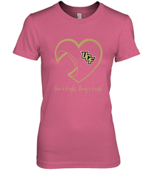 UCF Knights Football Inside Heart  Team  Apparel Women's Premium T-Shirt Women's Premium T-Shirt - FordPhuMy