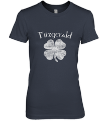 Vintage Fitzgerald Irish Shamrock St Patty's Day Women's Premium T-Shirt Women's Premium T-Shirt - FordPhuMy