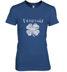 Vintage Fitzgerald Irish Shamrock St Patty's Day Women's Premium T-Shirt Women's Premium T-Shirt - FordPhuMy