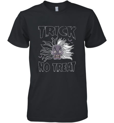 Disney Dalmatians Cruella Trick No Treat Halloween Men's Premium T-Shirt Men's Premium T-Shirt / Black / XS Men's Premium T-Shirt - FordPhuMy