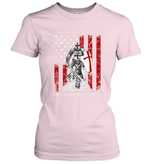 Knight Templar American Flag Women's T-Shirt Women's T-Shirt - FordPhuMy
