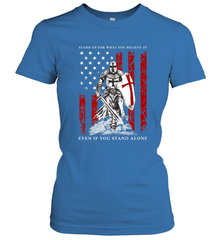 Knight Templar American Flag Women's T-Shirt Women's T-Shirt - FordPhuMy