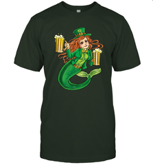 St Patricks Day Shirt Women Leprechaun Mermaid Girls Redhead Men's T-Shirt Men's T-Shirt - FordPhuMy