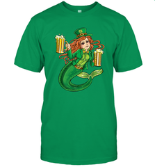 St Patricks Day Shirt Women Leprechaun Mermaid Girls Redhead Men's T-Shirt Men's T-Shirt - FordPhuMy