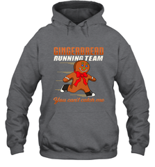 Christmas Gingerbread Man Cookie Gingerbread Running Team Hooded Sweatshirt Hooded Sweatshirt - FordPhuMy