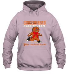 Christmas Gingerbread Man Cookie Gingerbread Running Team Hooded Sweatshirt Hooded Sweatshirt - FordPhuMy