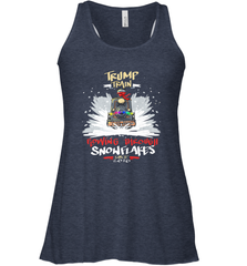 Trump Train 2020 Plow snowflakes Christmas Women's Racerback Tank Women's Racerback Tank - FordPhuMy