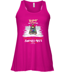 Trump Train 2020 Plow snowflakes Christmas Women's Racerback Tank Women's Racerback Tank - FordPhuMy