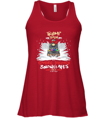 Trump Train 2020 Plow snowflakes Christmas Women's Racerback Tank Women's Racerback Tank - FordPhuMy