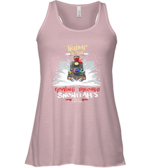Trump Train 2020 Plow snowflakes Christmas Women's Racerback Tank Women's Racerback Tank - FordPhuMy