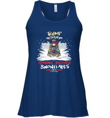 Trump Train 2020 Plow snowflakes Christmas Women's Racerback Tank Women's Racerback Tank - FordPhuMy