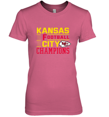 Kansas City Football Champions Vintage KC Distressed Gift Women's Premium T-Shirt Women's Premium T-Shirt - FordPhuMy