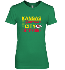 Kansas City Football Champions Vintage KC Distressed Gift Women's Premium T-Shirt Women's Premium T-Shirt - FordPhuMy