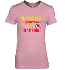 Kansas City Football Champions Vintage KC Distressed Gift Women's Premium T-Shirt Women's Premium T-Shirt - FordPhuMy