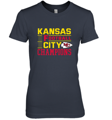 Kansas City Football Champions Vintage KC Distressed Gift Women's Premium T-Shirt Women's Premium T-Shirt - FordPhuMy