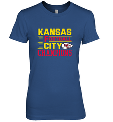 Kansas City Football Champions Vintage KC Distressed Gift Women's Premium T-Shirt Women's Premium T-Shirt - FordPhuMy