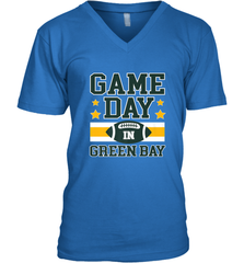 NFL Green Bay WI. Game Day Football Home Team Men's V-Neck Men's V-Neck - FordPhuMy