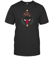NBA Chicago Bulls Logo merry Christmas gilf Men's T-Shirt Men's T-Shirt - FordPhuMy
