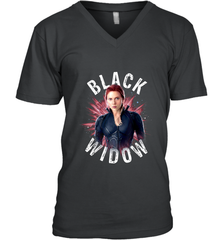 Avengers Endgame Black Widow Space Poster Graphic Men's V-Neck Men's V-Neck - FordPhuMy