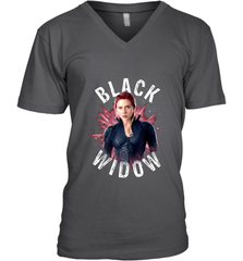 Avengers Endgame Black Widow Space Poster Graphic Men's V-Neck Men's V-Neck - FordPhuMy