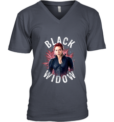 Avengers Endgame Black Widow Space Poster Graphic Men's V-Neck Men's V-Neck - FordPhuMy