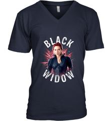 Avengers Endgame Black Widow Space Poster Graphic Men's V-Neck Men's V-Neck - FordPhuMy