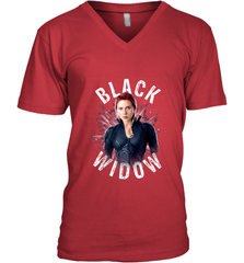 Avengers Endgame Black Widow Space Poster Graphic Men's V-Neck Men's V-Neck - FordPhuMy