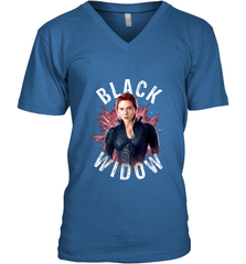 Avengers Endgame Black Widow Space Poster Graphic Men's V-Neck Men's V-Neck - FordPhuMy