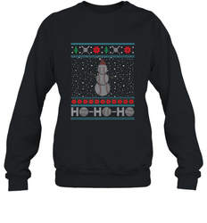 Christmas Baseball Snowman Ugly Christmas Xmas Crewneck Sweatshirt