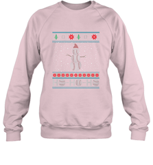 Christmas Baseball Snowman Ugly Christmas Xmas Crewneck Sweatshirt Crewneck Sweatshirt - FordPhuMy