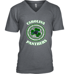 NFL Carolina Panthers Logo Happy St Patrick's Day Men's V-Neck Men's V-Neck - FordPhuMy