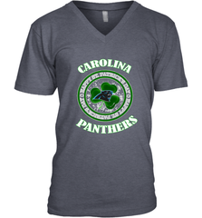 NFL Carolina Panthers Logo Happy St Patrick's Day Men's V-Neck Men's V-Neck - FordPhuMy