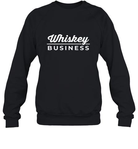 Whiskey Business Drinking St Patrick's Day Crewneck Sweatshirt Crewneck Sweatshirt / Black / S Crewneck Sweatshirt - FordPhuMy