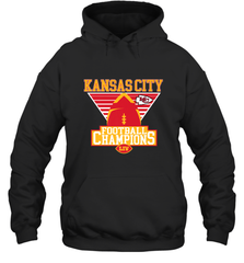 Kansas City Old School Football _ The City Of Champions LIV Hooded Sweatshirt Hooded Sweatshirt - FordPhuMy