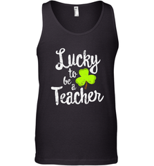 Teacher St. Patrick's Day Shirt, Lucky To Be A Teacher Men's Tank Top Men's Tank Top - FordPhuMy