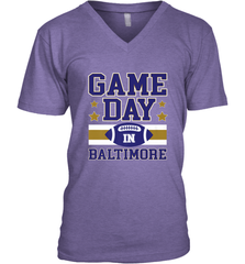 NFL Baltimore MD. Game Day Football Home Team Men's V-Neck Men's V-Neck - FordPhuMy