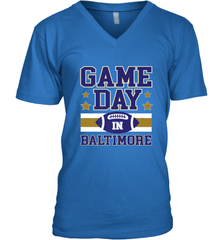 NFL Baltimore MD. Game Day Football Home Team Men's V-Neck Men's V-Neck - FordPhuMy