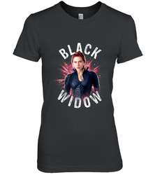 Avengers Endgame Black Widow Space Poster Graphic Women's Premium T-Shirt