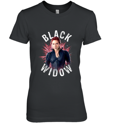 Avengers Endgame Black Widow Space Poster Graphic Women's Premium T-Shirt Women's Premium T-Shirt / Black / XS Women's Premium T-Shirt - FordPhuMy