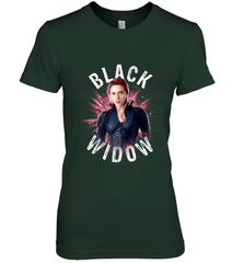 Avengers Endgame Black Widow Space Poster Graphic Women's Premium T-Shirt Women's Premium T-Shirt - FordPhuMy