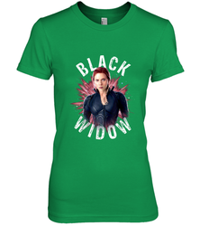 Avengers Endgame Black Widow Space Poster Graphic Women's Premium T-Shirt