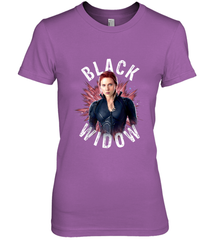 Avengers Endgame Black Widow Space Poster Graphic Women's Premium T-Shirt Women's Premium T-Shirt - FordPhuMy