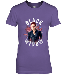 Avengers Endgame Black Widow Space Poster Graphic Women's Premium T-Shirt Women's Premium T-Shirt - FordPhuMy