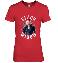 Avengers Endgame Black Widow Space Poster Graphic Women's Premium T-Shirt Women's Premium T-Shirt - FordPhuMy