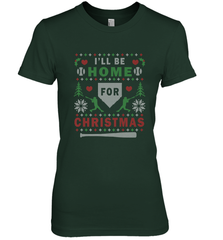 Premium Baseball Ugly Christmas Sweater Pattern Women's Premium T-Shirt Women's Premium T-Shirt - FordPhuMy