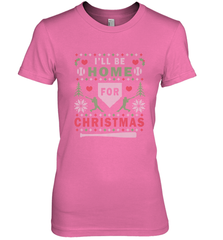 Premium Baseball Ugly Christmas Sweater Pattern Women's Premium T-Shirt Women's Premium T-Shirt - FordPhuMy