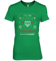 Premium Baseball Ugly Christmas Sweater Pattern Women's Premium T-Shirt Women's Premium T-Shirt - FordPhuMy