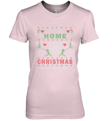 Premium Baseball Ugly Christmas Sweater Pattern Women's Premium T-Shirt Women's Premium T-Shirt - FordPhuMy