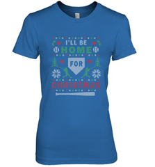 Premium Baseball Ugly Christmas Sweater Pattern Women's Premium T-Shirt Women's Premium T-Shirt - FordPhuMy