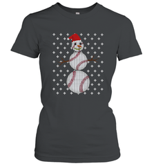 UGLY CHRISTMAS Baseball Snowman Holiday Santa Funny Men Gift Women's T-Shirt Women's T-Shirt - FordPhuMy
